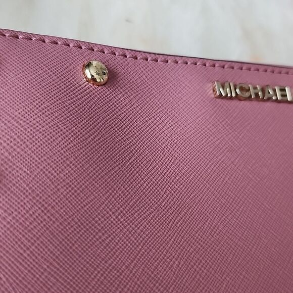 Michael Kors Sandrine Studded Saffiano Leather Crossbody Bag - Picture 8 of 16